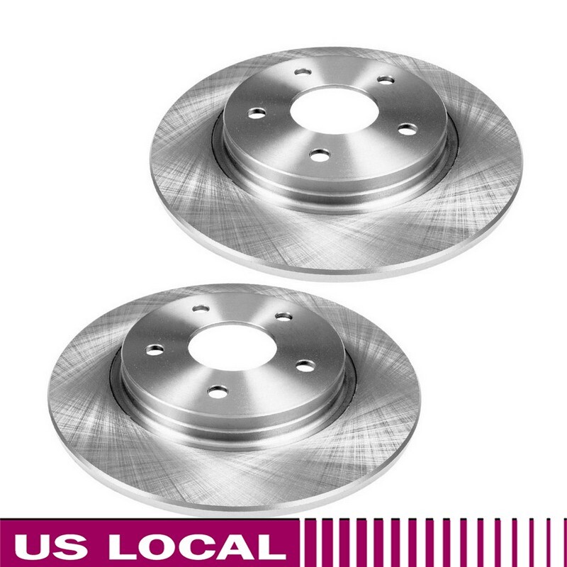 Rear Drilled Slotted Brake Rotors Pair for Toyota Camry Lexus ES350 2.5L 3.5L CW