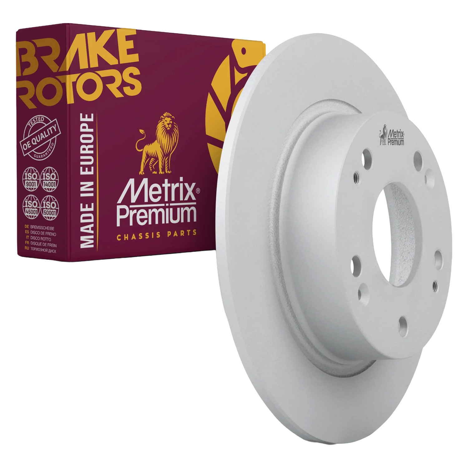 For Honda Accord 03-07 Metrix Premium Chassis Parts Solid Rear Brake Rotor