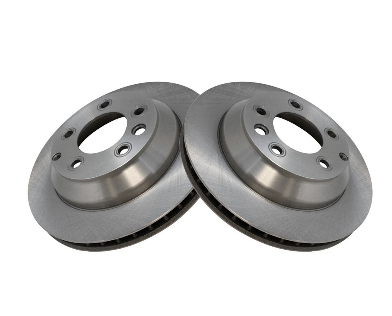 🔥 330mm Rear Brake Rotors Pair VW Touareg Porsche Cayenne Audi Q7