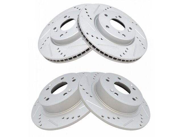 For 2016-2022 Honda HR-V Brake Rotor Set Front and Rear 51571YZMQ 2017 2018 2019