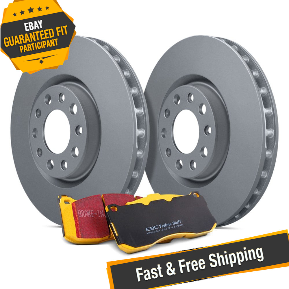 EBC S13KF1472 Stage 13 Light Street Plain Front Brake Kit for 03-08 Honda Pilot