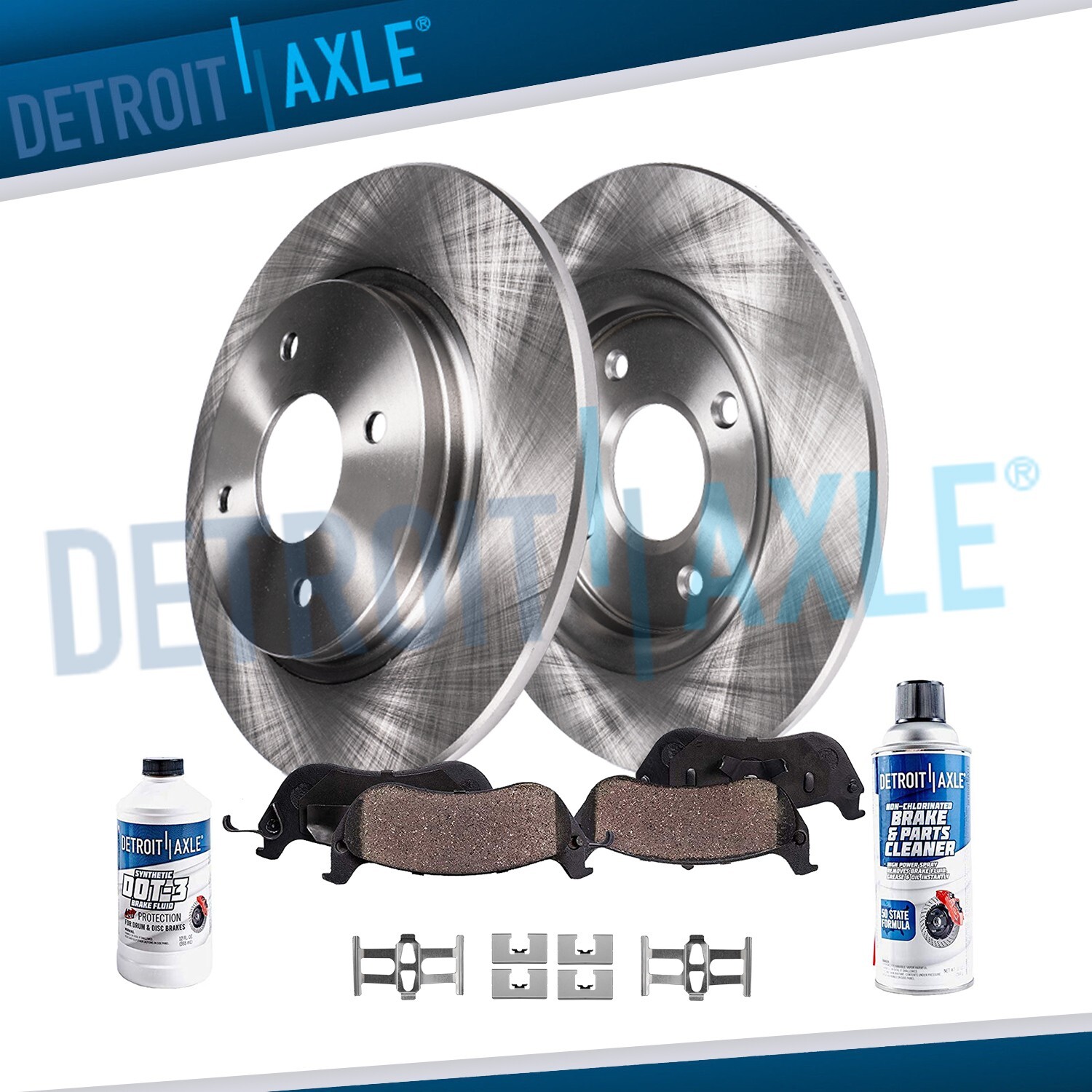 Rear Disc Brake Rotors + Ceramic Pads For 1992-1995 Honda Civic + Del Sol
