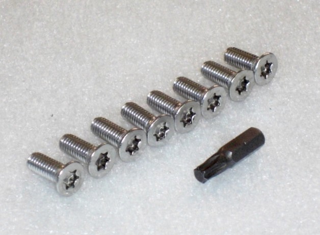 8x Brake Disc Torx Screws Bolts 316 Stainless Steel Peugeot 106 107 207 206 306