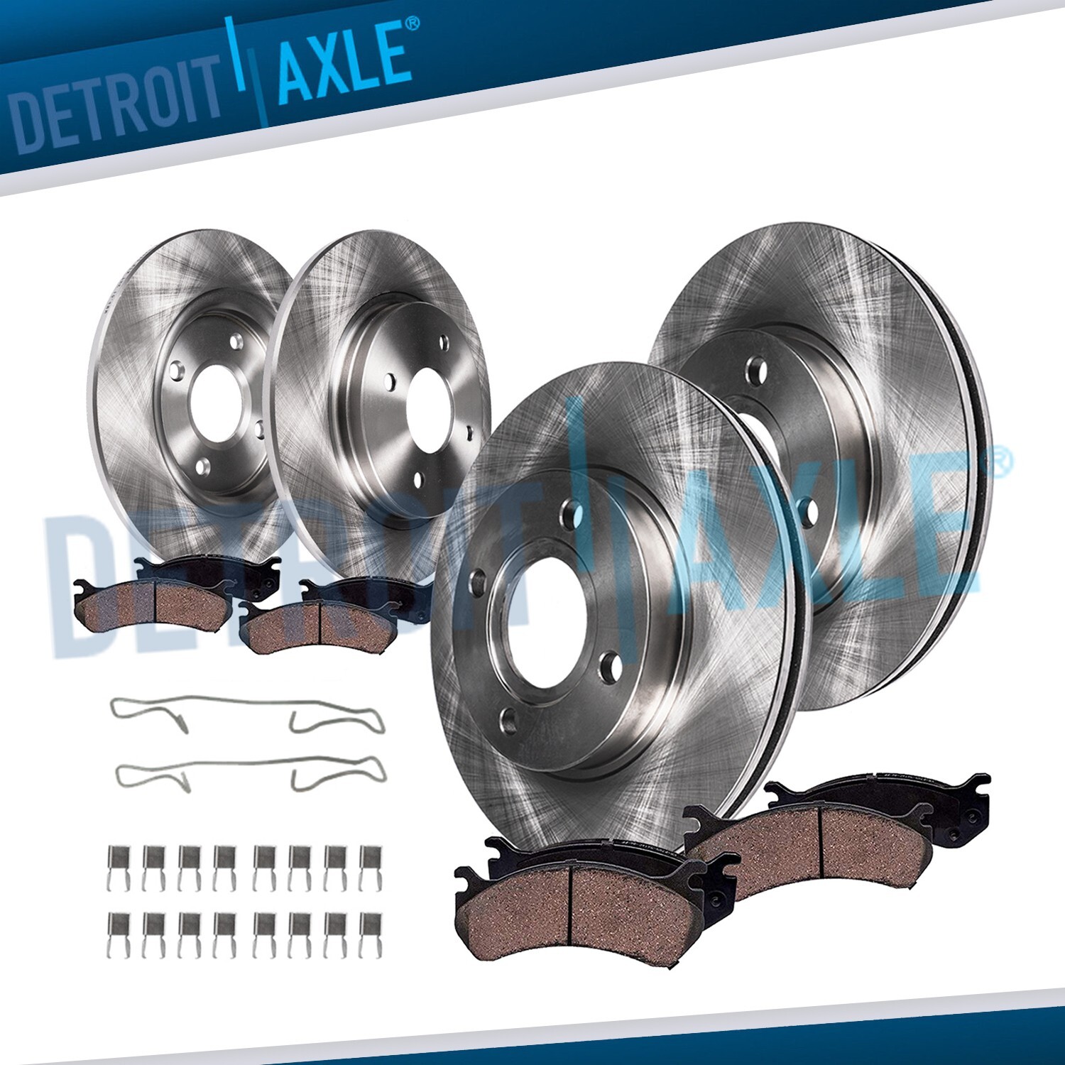 Front Rear Brake Rotors + Ceramic Pads for 2002 2003 2004 2005 2006 Mini Cooper