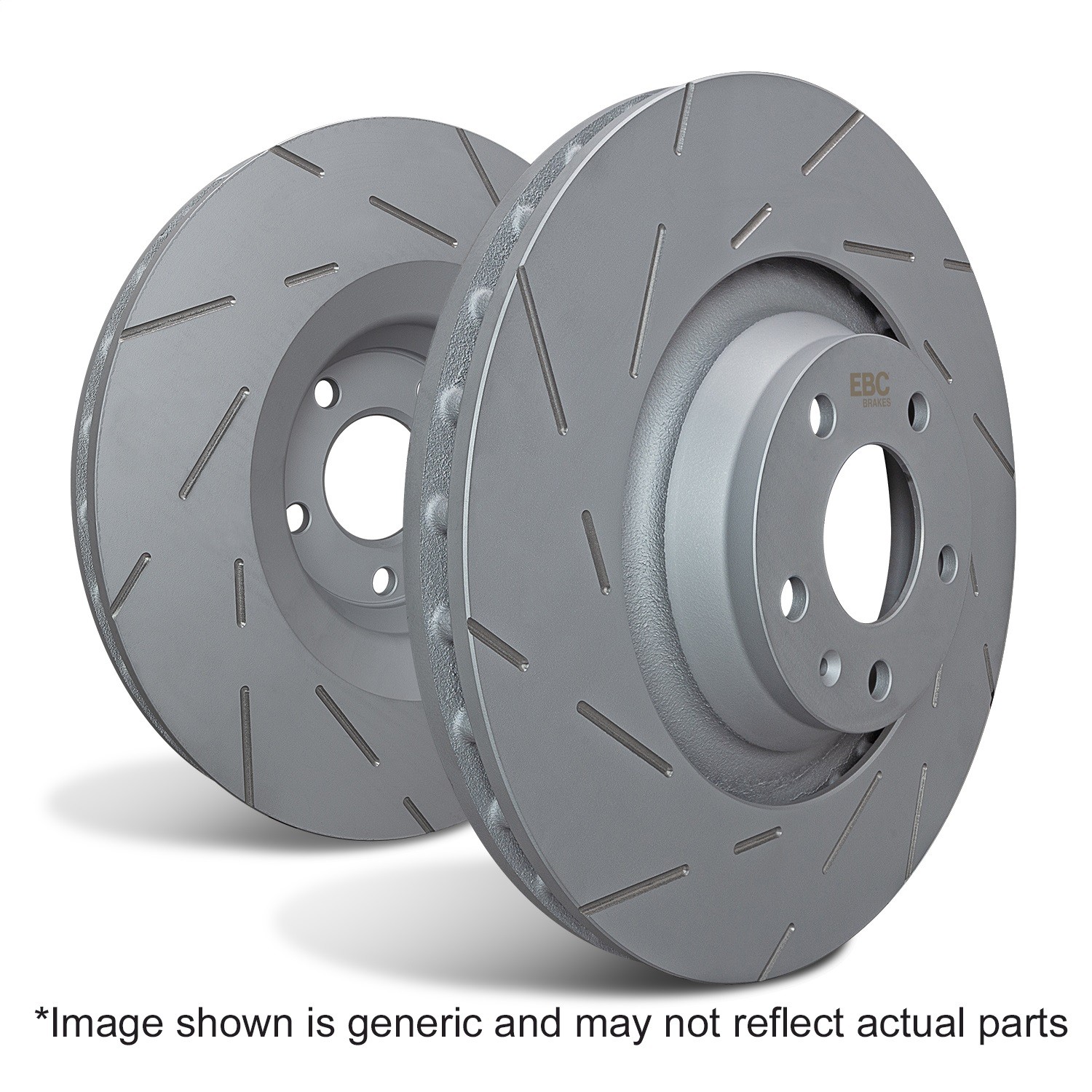 Ebc Brakes Usr7207 Usr Series Sport Slotted Rotor Set Fits 95 00 Ls400