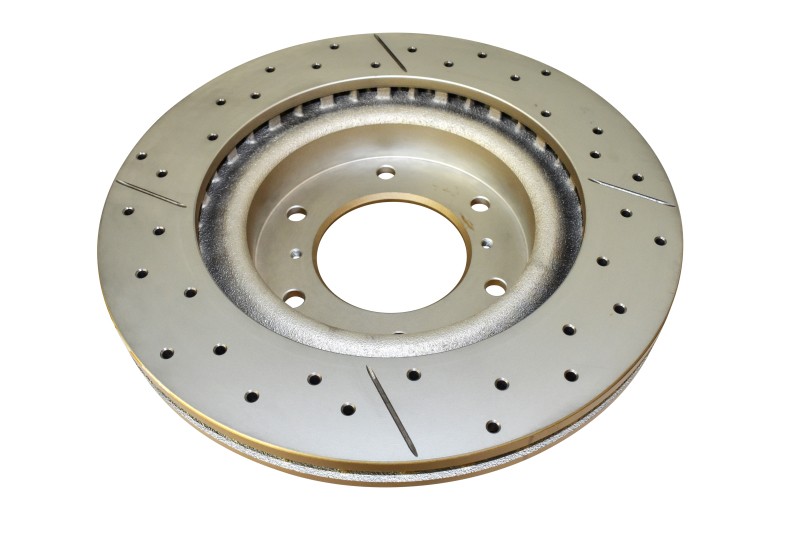 DBA X Street Series Rear Dual-Drilled Rotor for Subaru Impreza 2008-2014
