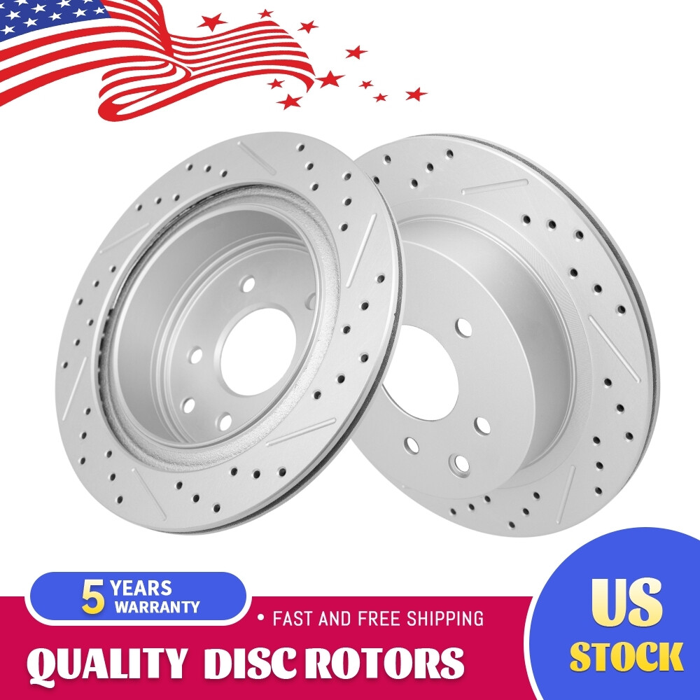 Rear Drilled Disc Brake Rotors for Nissan Rogue Juke Leaf Rogue Infiniti G35