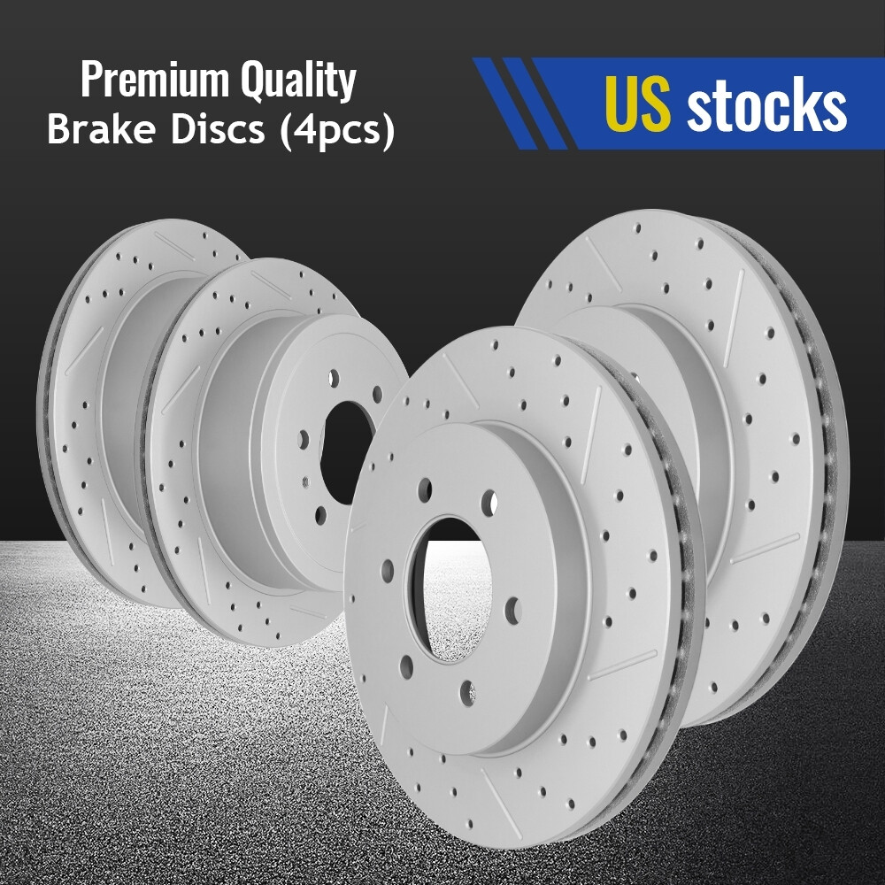 4WD Front & Rear Brake Rotors for 2005 2006 2007 2008 Ford F-150 Lincoln Mark LT