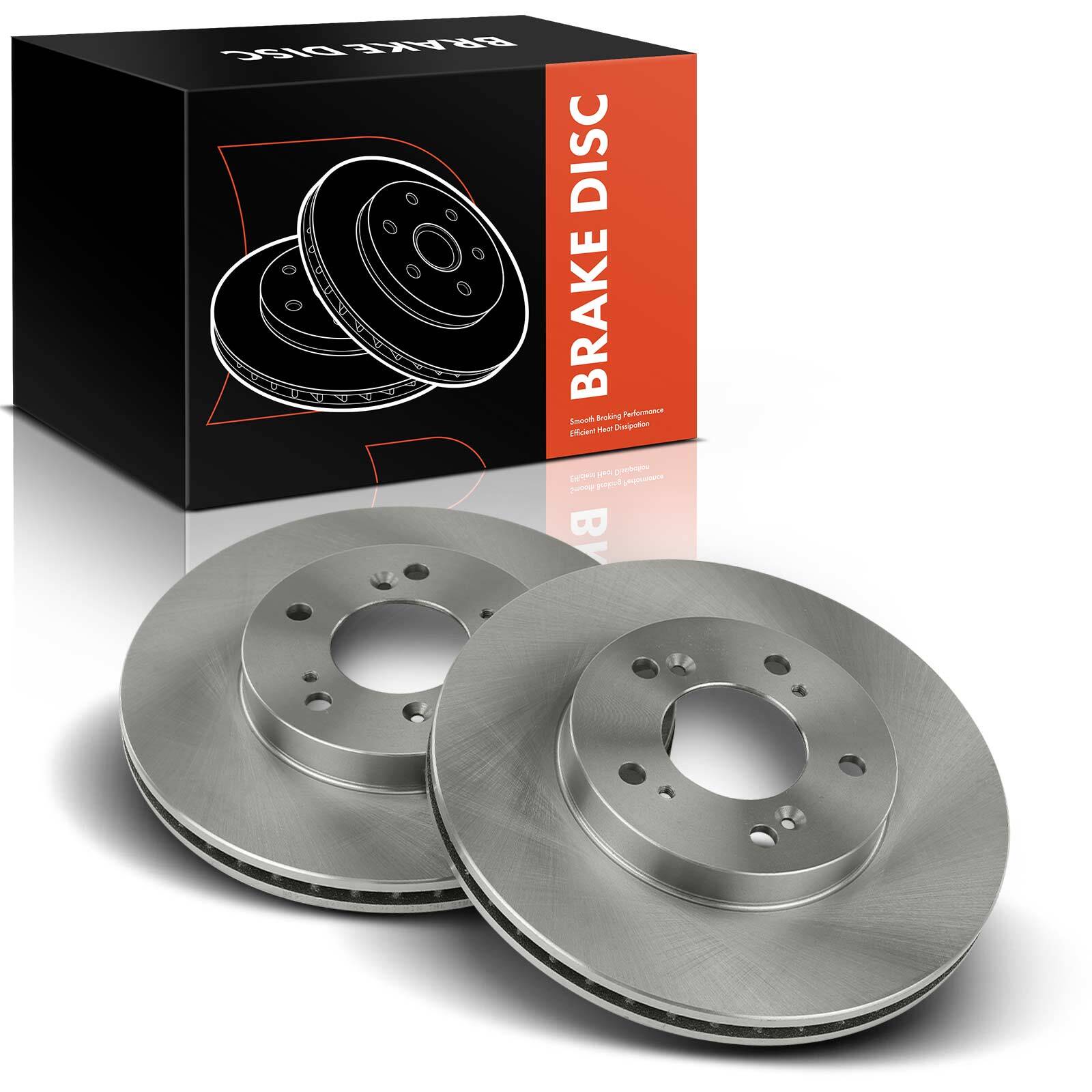 2Pcs Front Disc Brake Rotors for Honda CR-V Odyssey Acura TL RL Isuzu 281.6mm