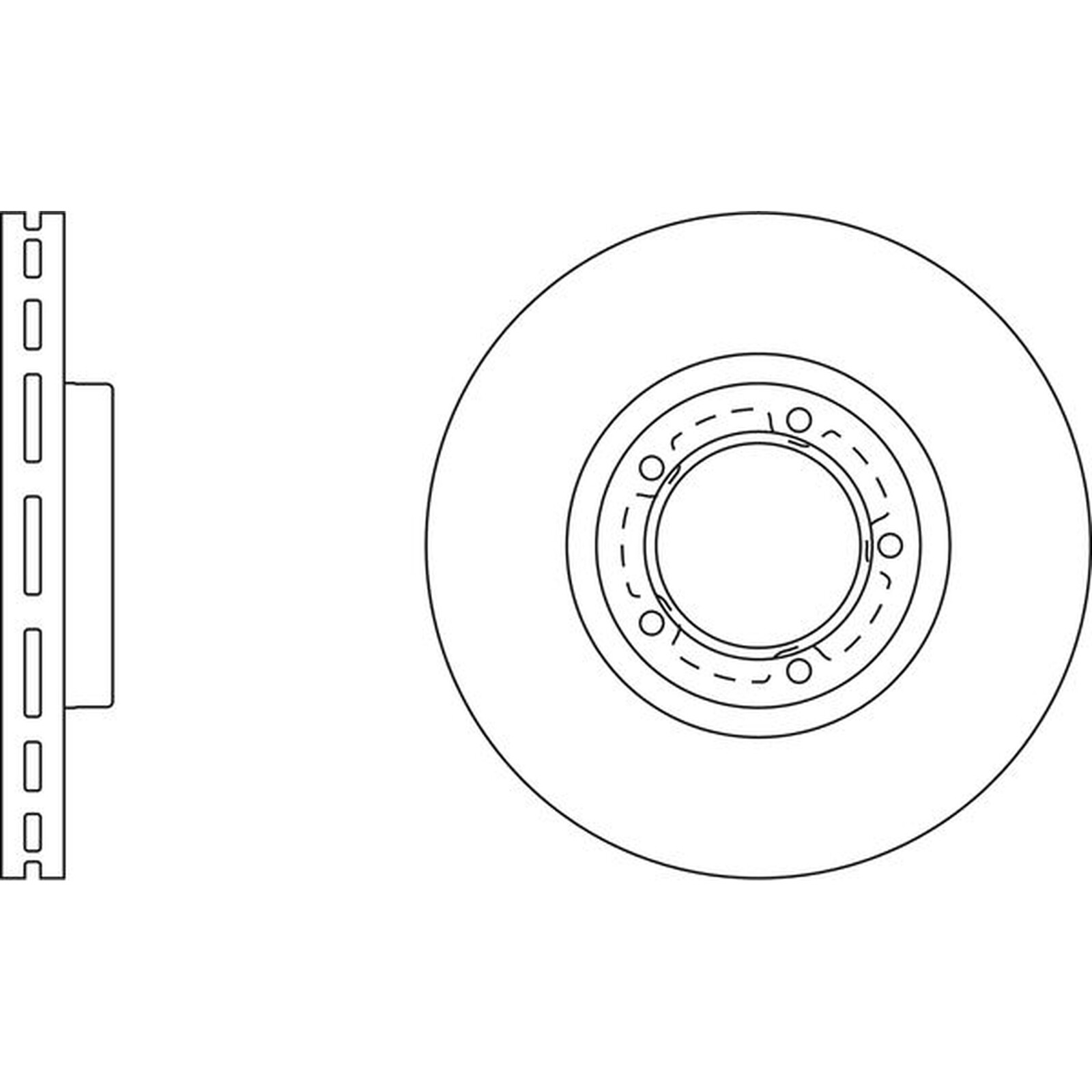 Apec Blue Brake Disc – Front SDK6212 Fits Ford Transit – OE Specification