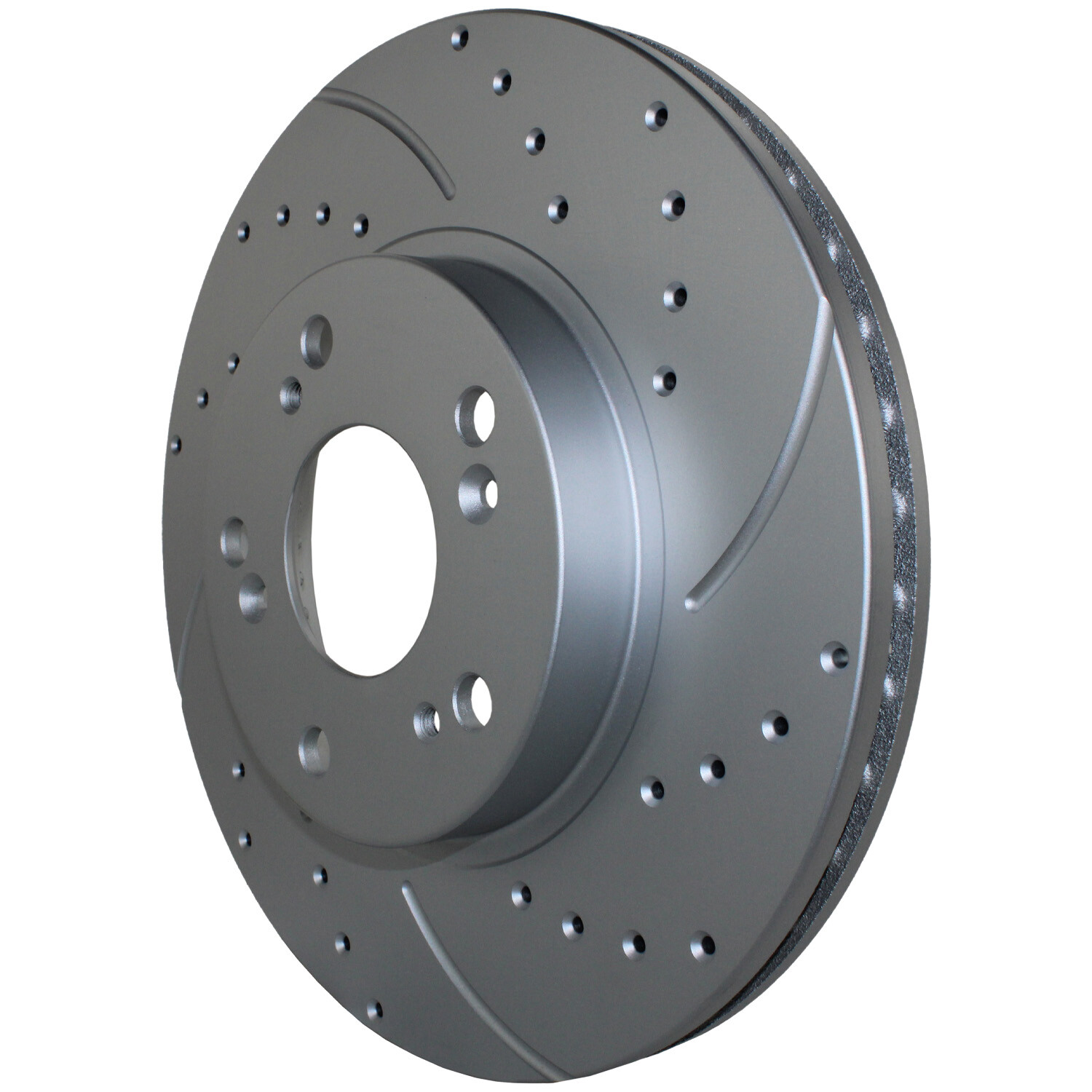 Bison Performance Pair 2 Front Drill Coat 282mm Brake Rotors for CSX Acura Honda
