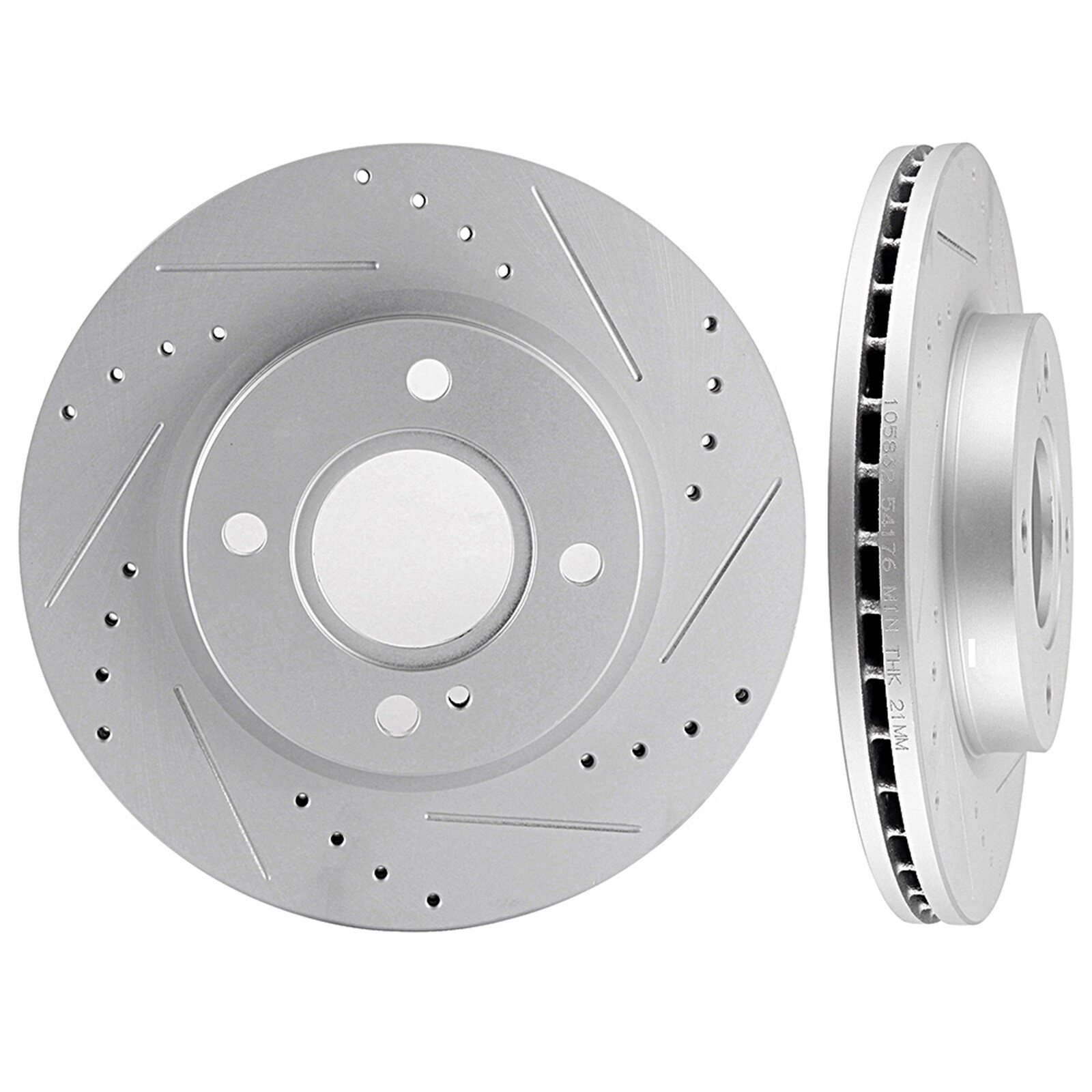 258mm Front Disc Brake Rotors for 2011 2012 – 2019 Ford Fiesta Brake Rotor Kit