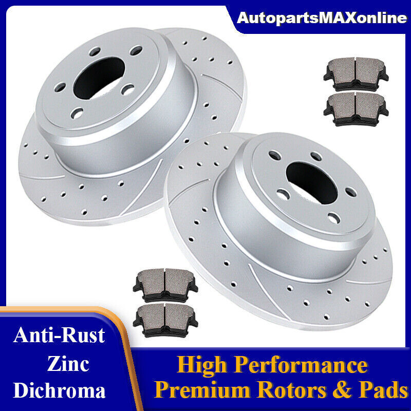 320mm Rear Solid Rotors Ceramic Pads for Dodge Charger Challenger Chrysler 300