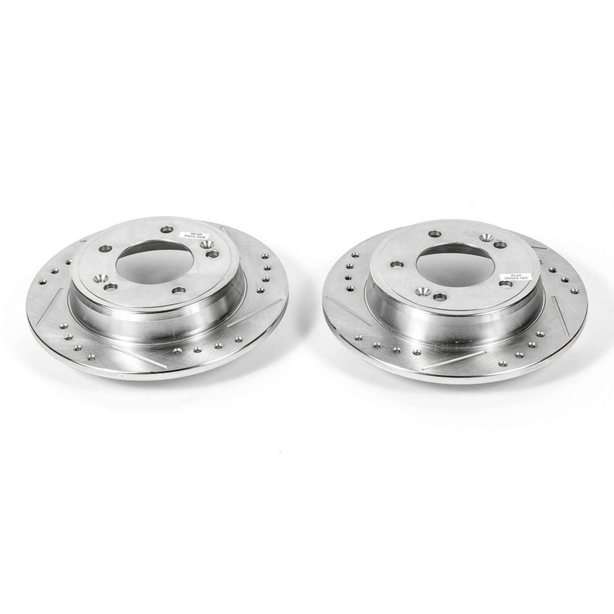 PowerStop Disc Brake Rotor Set – Fits Hyundai Elantra 2011-2019, Hyundai Elantra