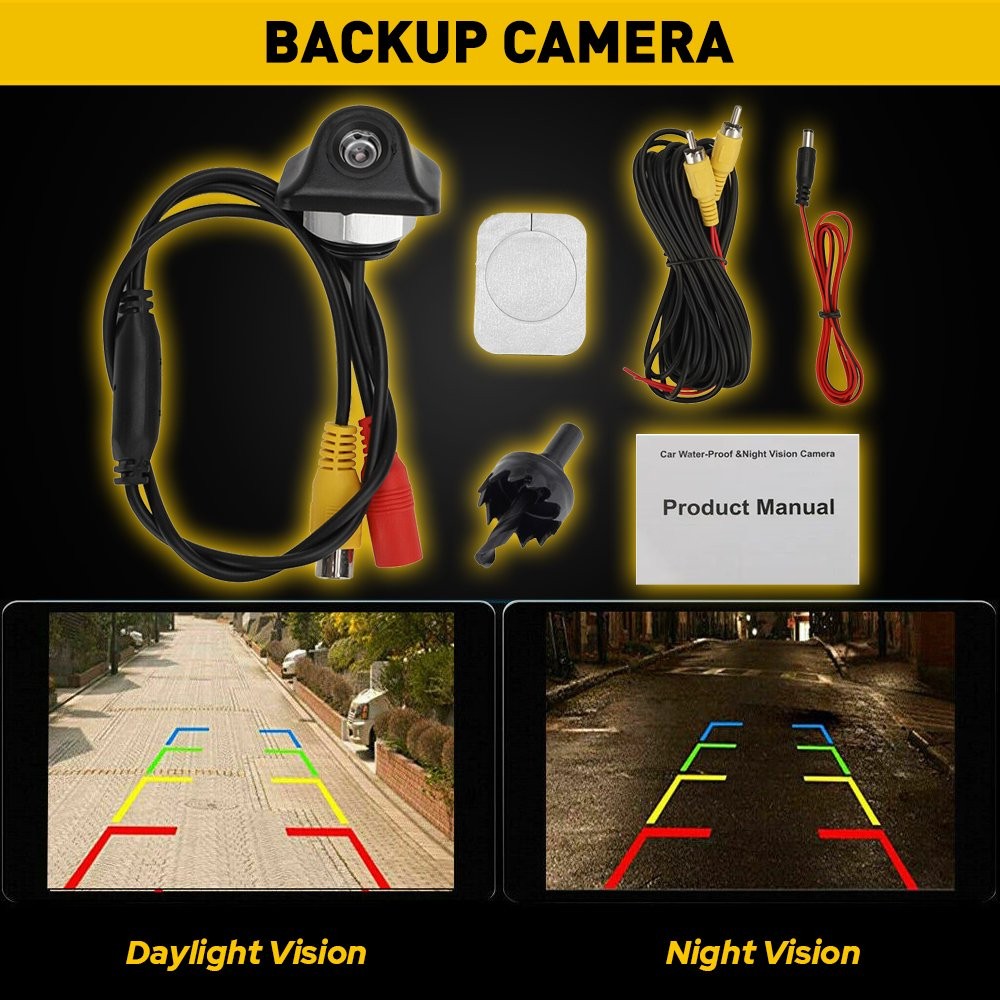 1-10 170 Reverse HD Rear Backup Camera View Night Cam Parking Vision Universal