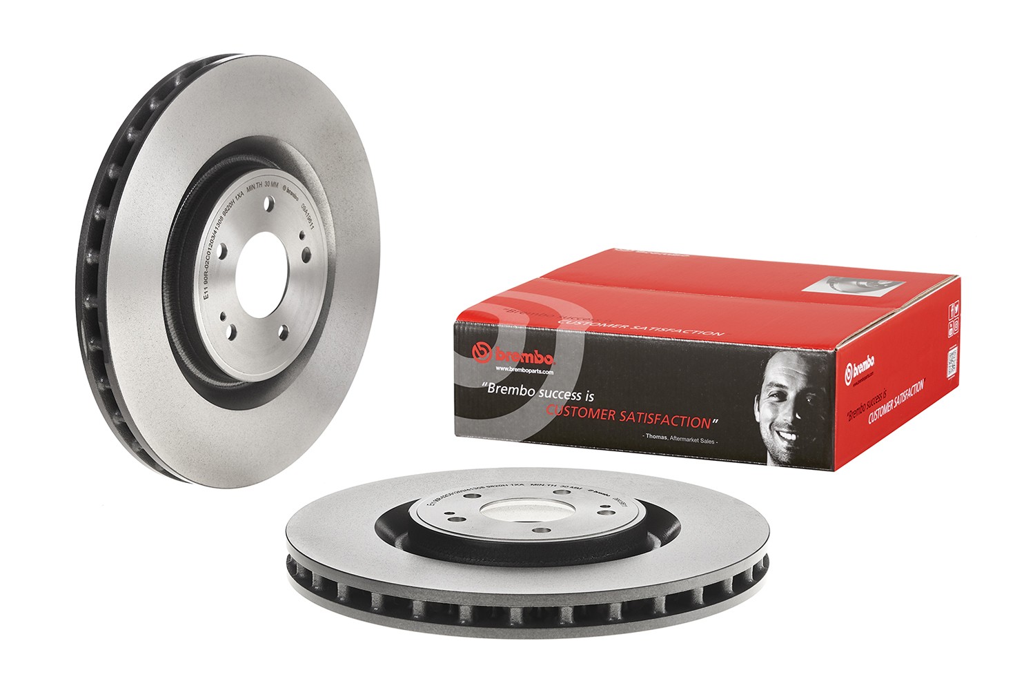 Brembo Front PVT 350mm Coat Brake Disc Rotor For Mitsubishi Lancer Evolution GSR
