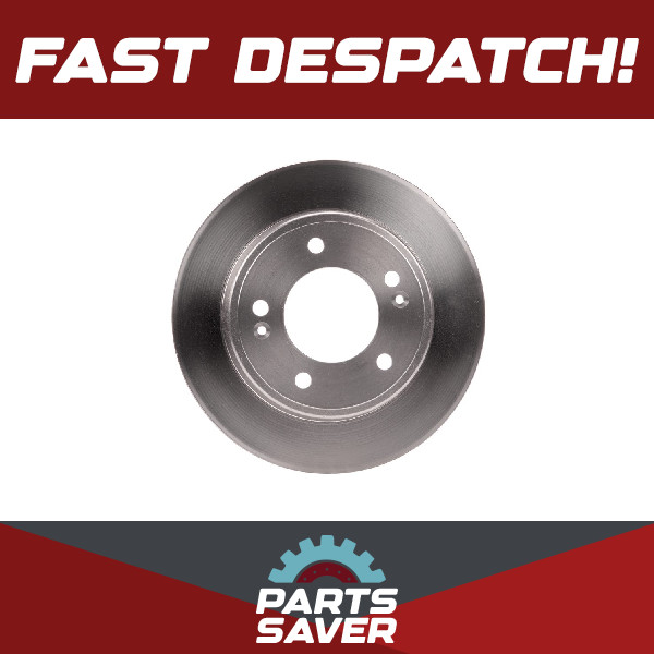 2x Brake Discs Pair Solid fits HYUNDAI i30 GD 1.6D Rear 11 to 17 D4FB 261.9mm