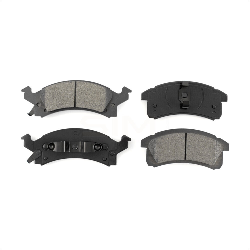 Coated Brake Rotor Semi-Metallic Pad Front Kit For Chevrolet Cavalier Pontiac Am