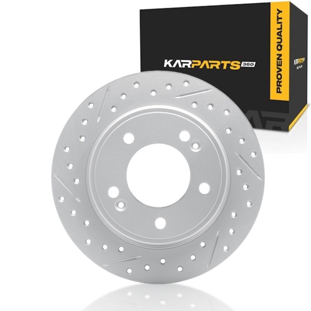 For Kia Soul 2023-2025 Brake Rotor Rear | 76 mm. / 2.99 in. Center Hole Diameter