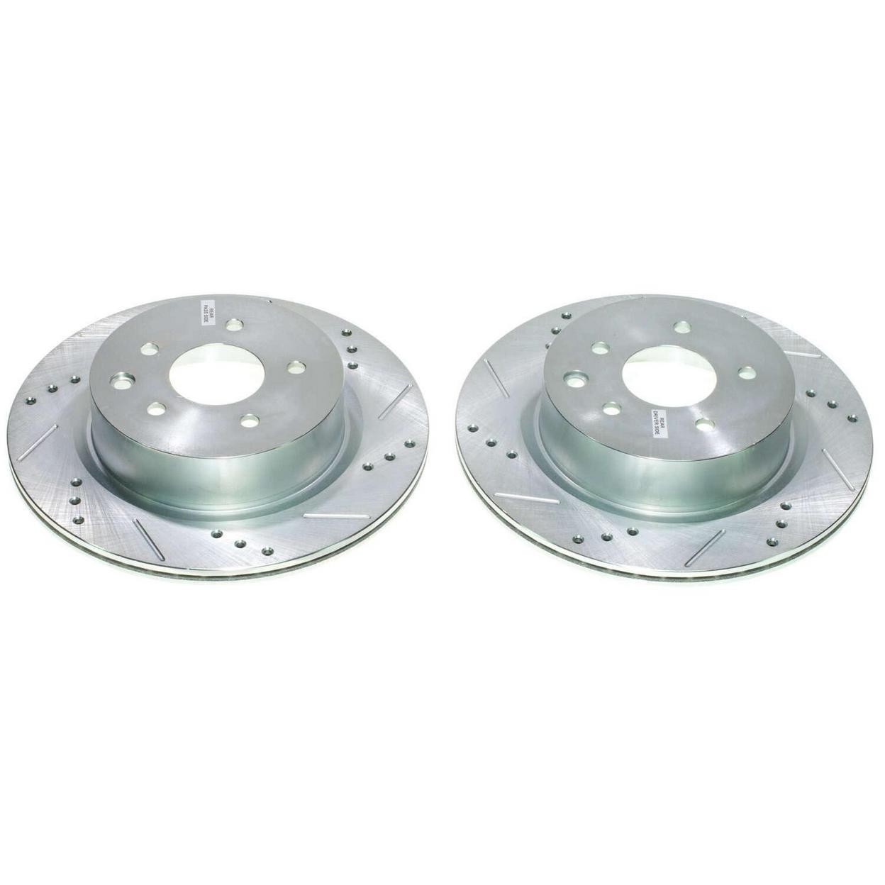 PowerStop Disc Brake Rotor Set – Fits Infiniti EX35 2008-2012, Infiniti EX37 201