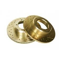 LR DISCOVERY 3 & 4 Performance REAR Brake Discs Set TERRAFIRMA SDB000646CDG