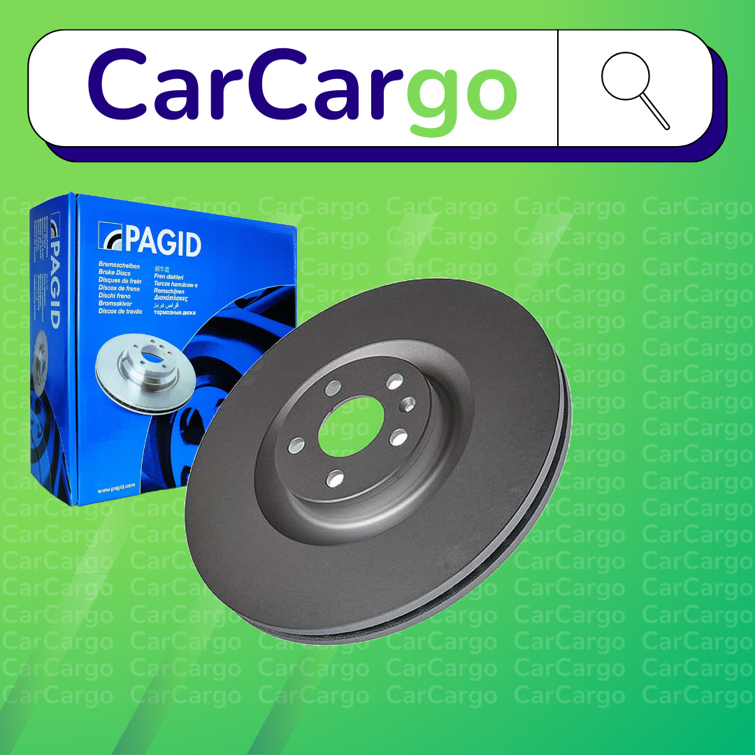 Pagid Vented Front Brake Discs Pair Volvo XC60 B5 Mild-Hybrid 2020-2024 366 mm