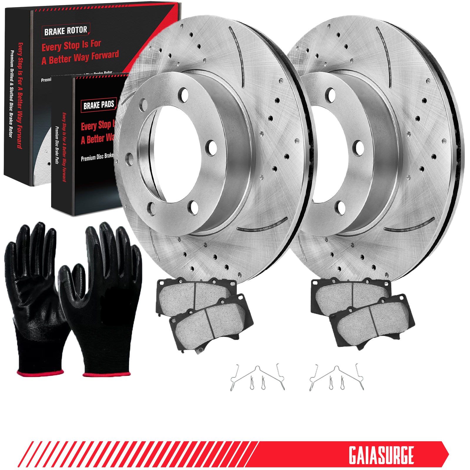 Front Disc Rotors + Brake Pads Kits for 2000 – 2005 2006 Toyota Tundra Sequoia