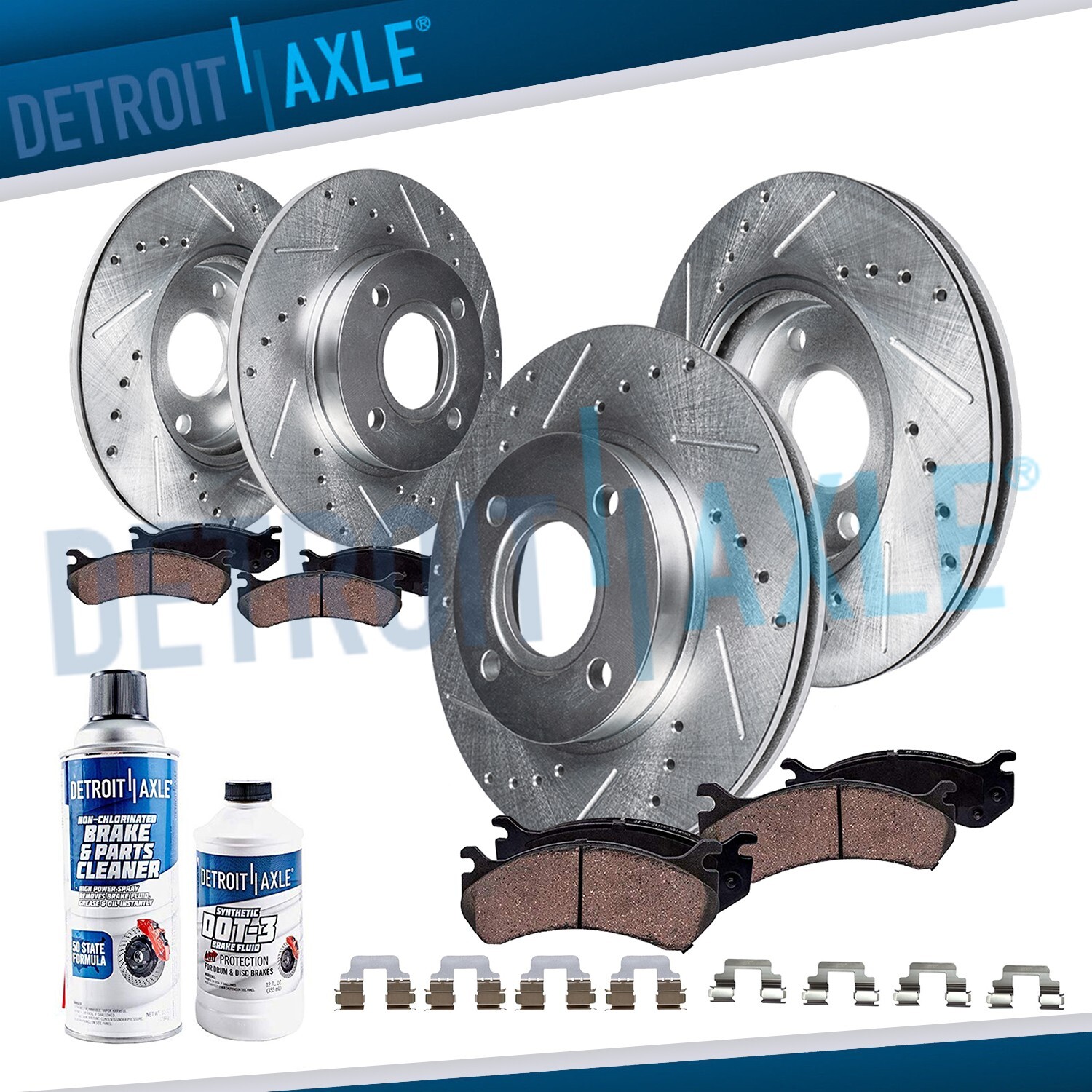 10pc Front Rear Drilled Brake Rotors Brake Pads Kit for 2007 – 2015 Mini Cooper