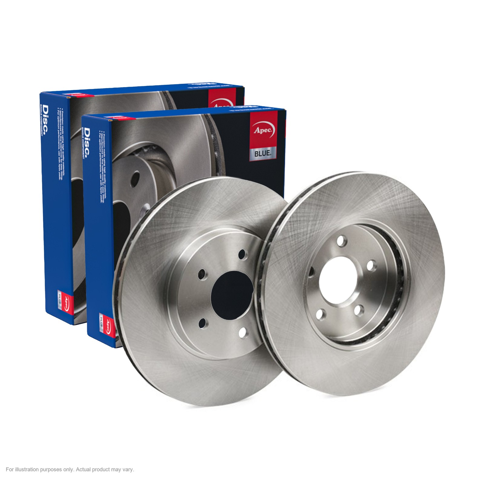 2x APEC Front Brake Discs For JAGUAR X-TYPE I (X400) 3.0 169kW/230HP/2967cc