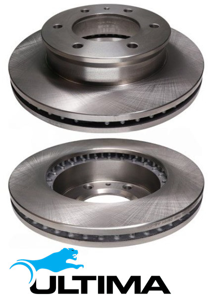 FRONT VENTED DISC BRAKE ROTOR SET FOR FORD RANGER PJ PK WEAT 3.0L I4 OD 288.5 MM