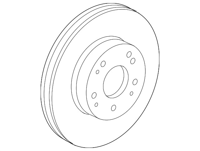 Genuine Honda Disc Brake Rotor 45251-T8M-G01