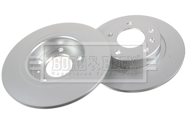 2x Brake Discs Pair Solid fits OPEL CORSA D, E 1.6 Rear 2006 on 264mm Set B&B