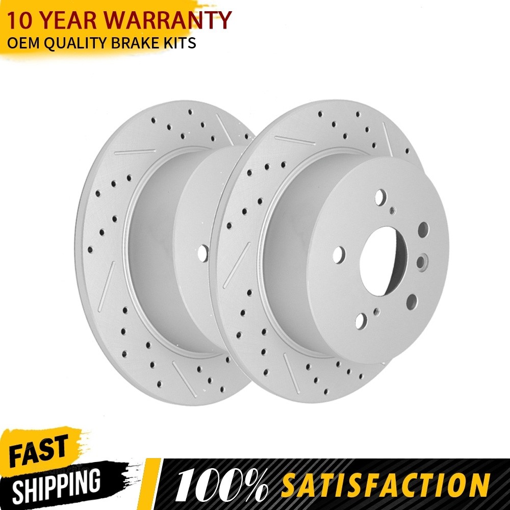2PCS Rear Brake Disc Rotors Set For Camry Avalon Lexus Es300h Es350 2013 – 2018