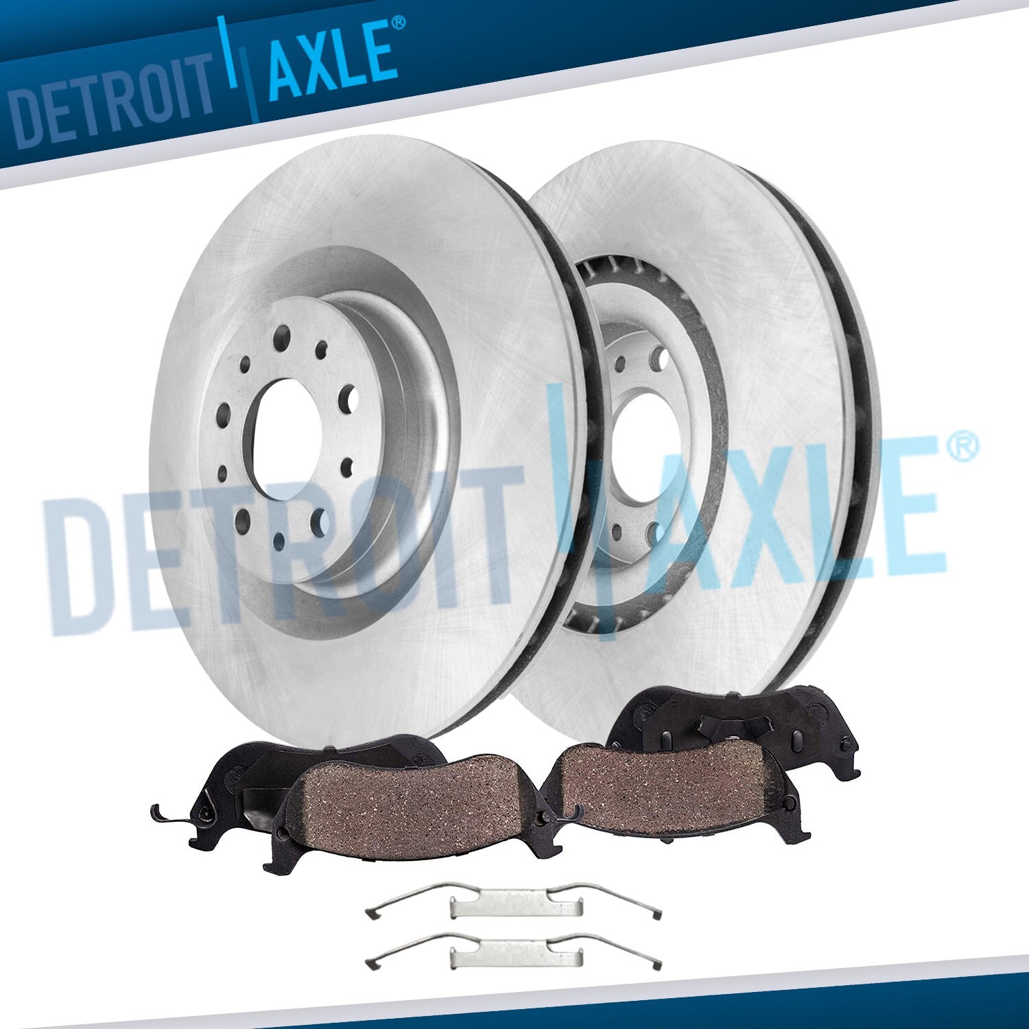 305mm Front Disc Brake Rotors Ceramic Brake Pads Kit for 2014 – 2020 FIAT 500L