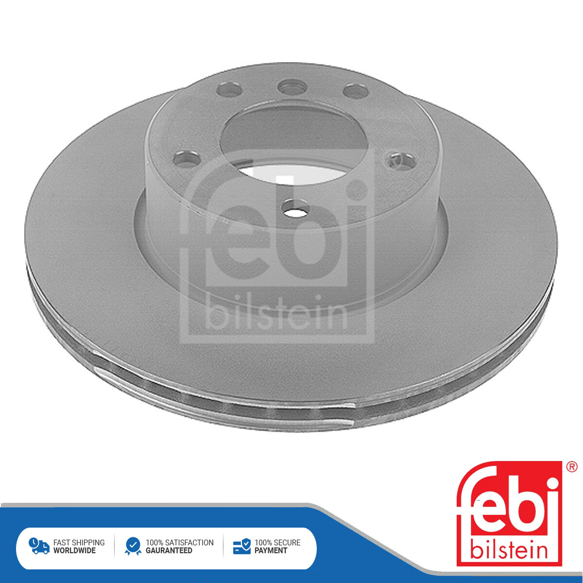 Fits BMW 5 Series 1995-2004 Brake Discs Front Febi 34116767061