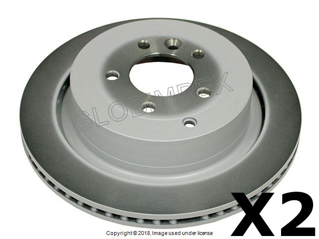 LAND ROVER 2005-16) Brake Disc Rotor REAR LEFT AND RIGHT GENUINE +1YEAR WARRANTY