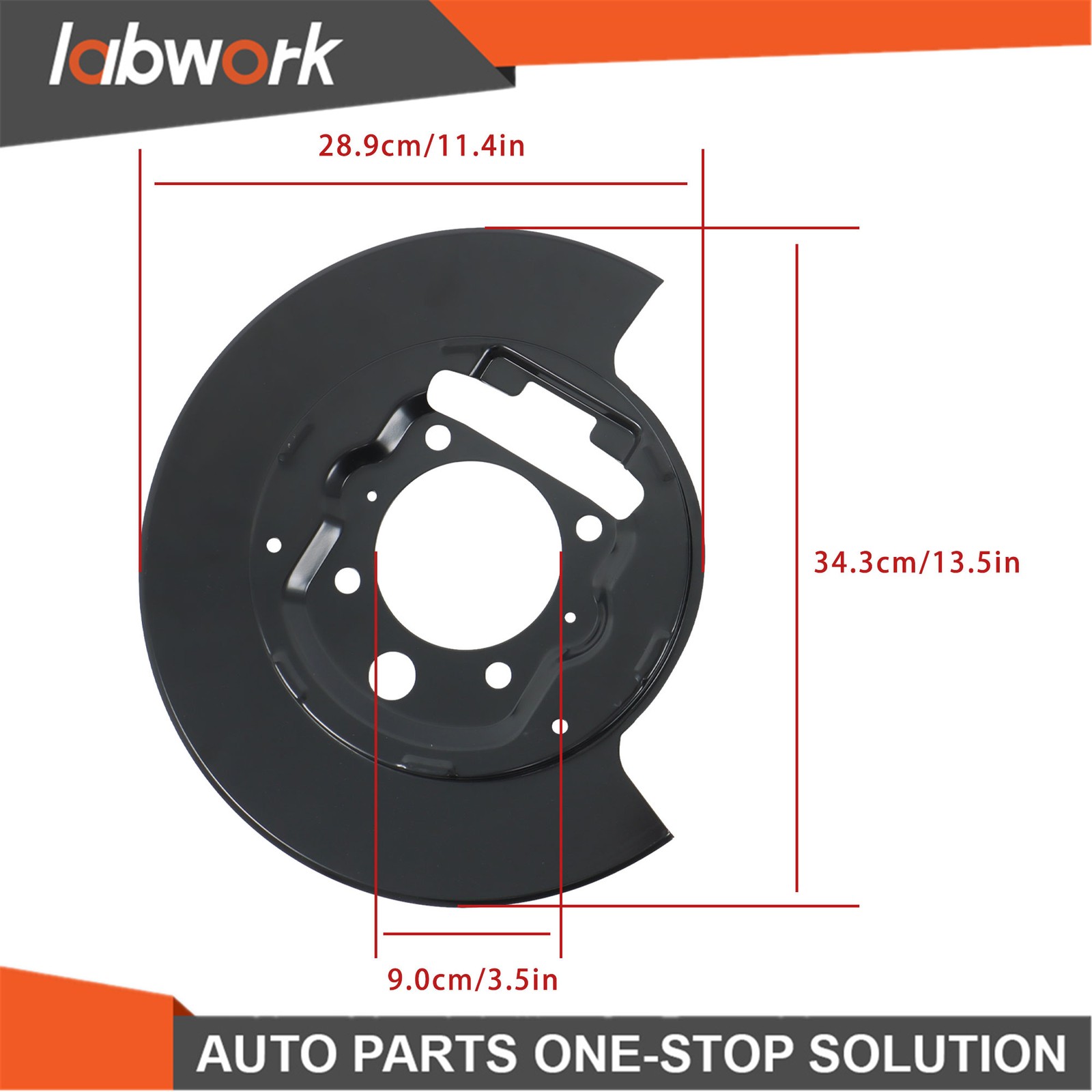 Labwork 2Pcs Rear Left & Right Brake Dust Shield for Ford F-150 2004-08 924-231
