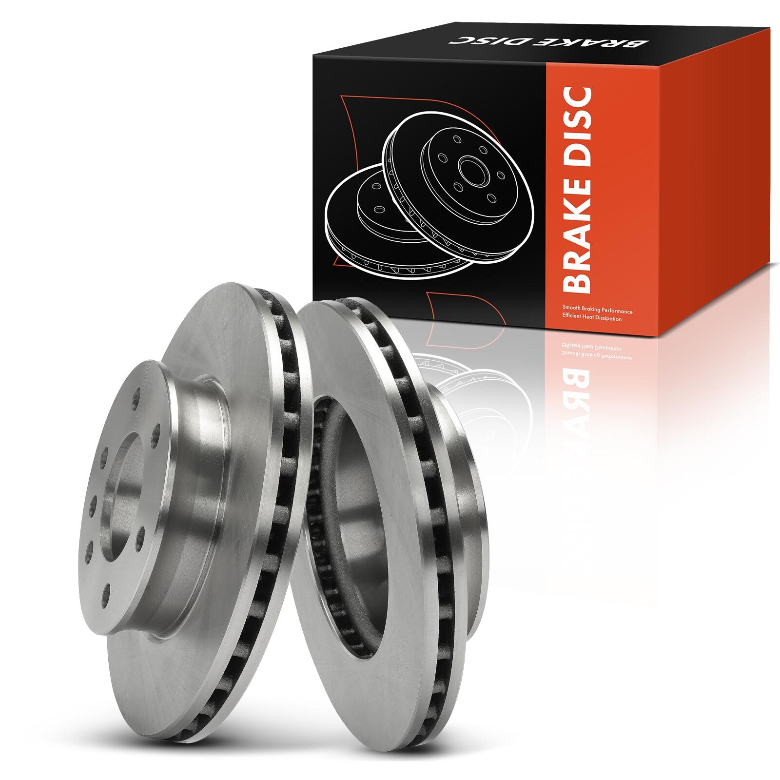 2Pcs Front Disc Brake Rotors for Dodge Sprinter 2500 Mercedes-Benz Freightliner