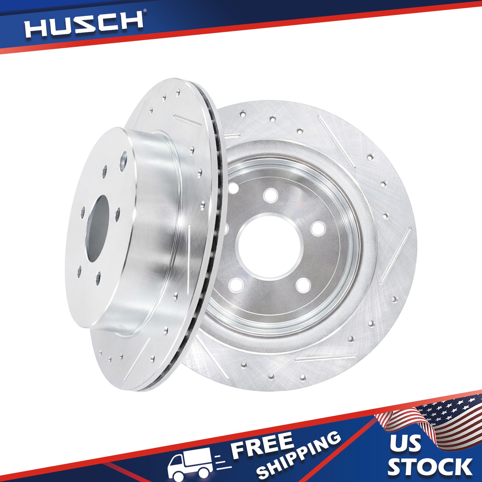 12.13″ Rear Drilled Brake Rotors for NISSAN QUEST 2004-2009 2011-2017