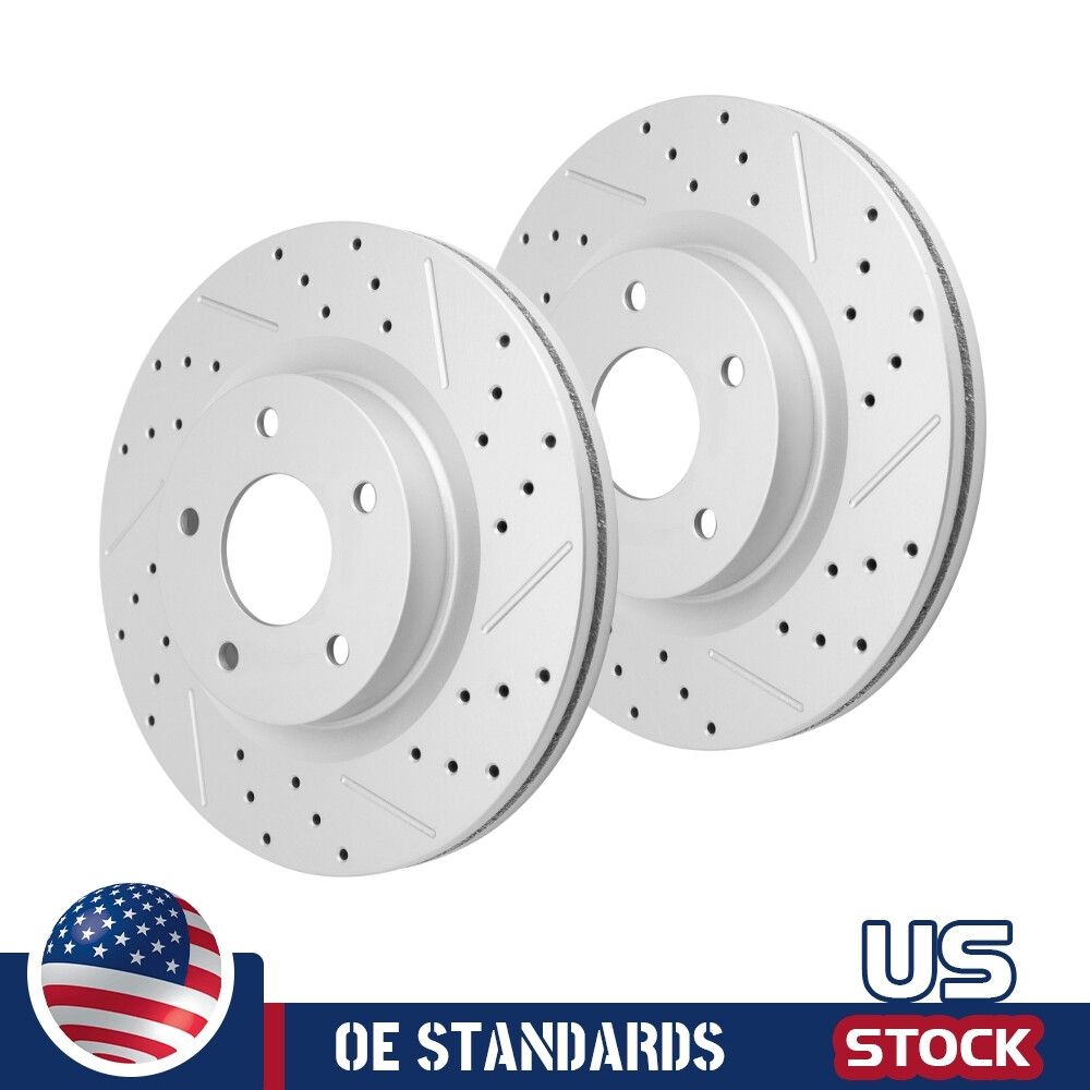 For 2007 – 2022 2023 Nissan Altima 296mm Front Drilled Disc Brake Rotors