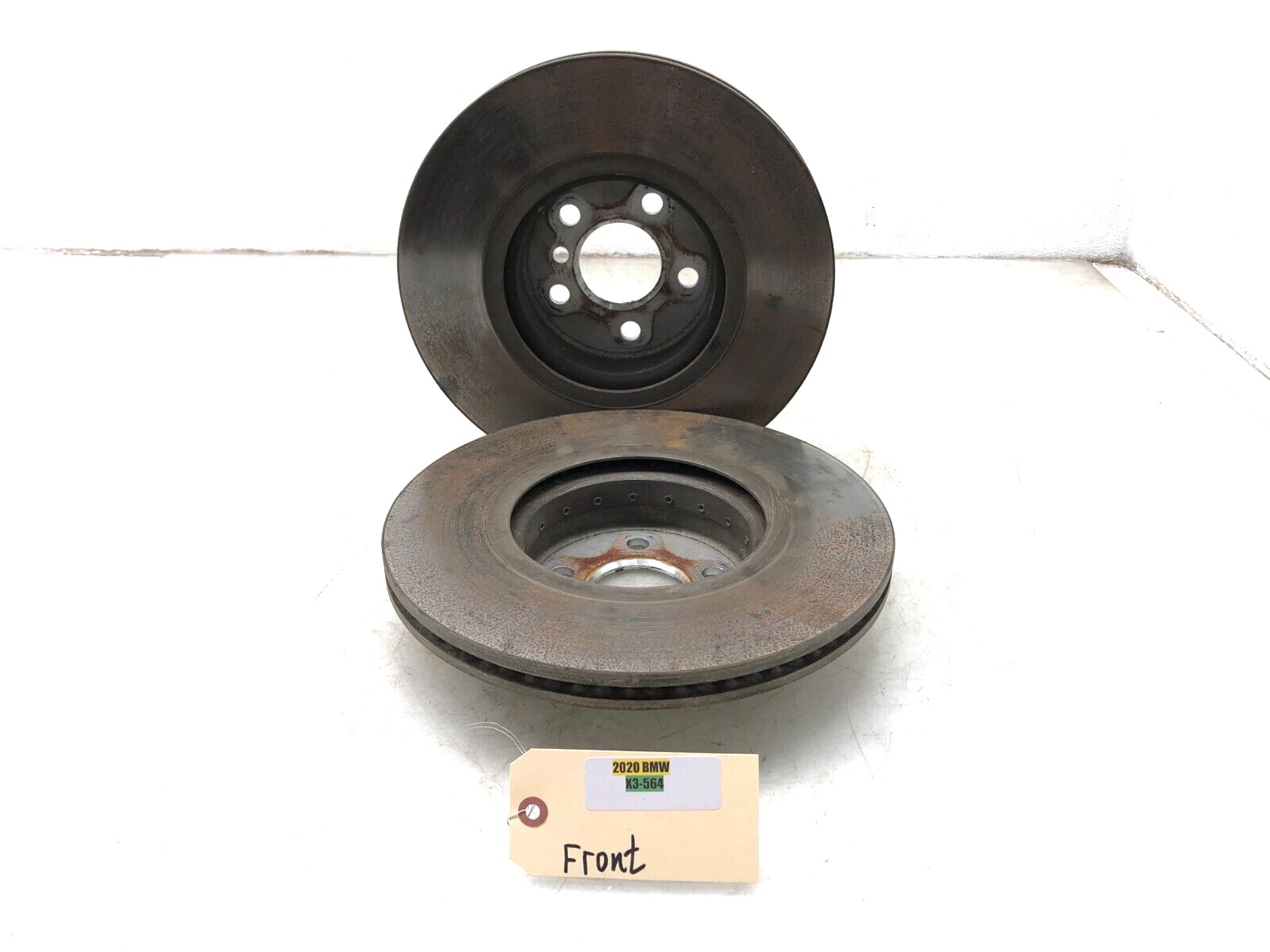 2018-2023 BMW X3 G01 AWD LEFT RIGHT FRONT DISC BRAKE ROTOR PAIR X2 OEM