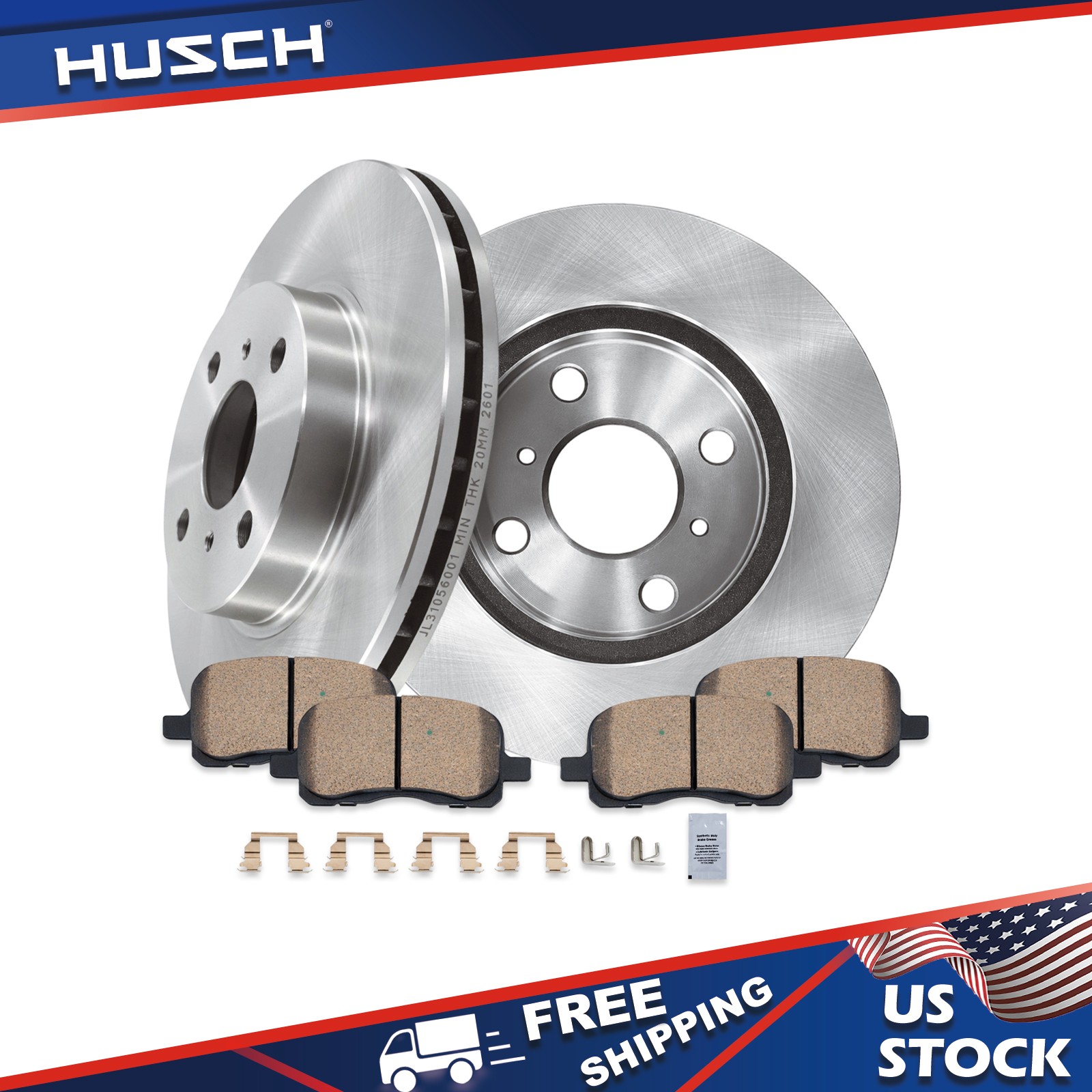 10.04 inch Front Disc Rotors Brake Pads for 1998-2002 Toyota Corolla Chevy Prizm