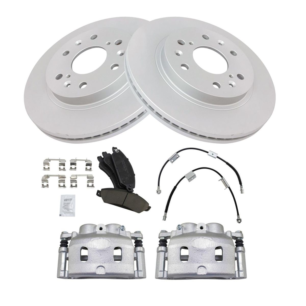 TRQ Front Brake Pad & Rotor Kit Fits 2006 GMC Sierra 1500