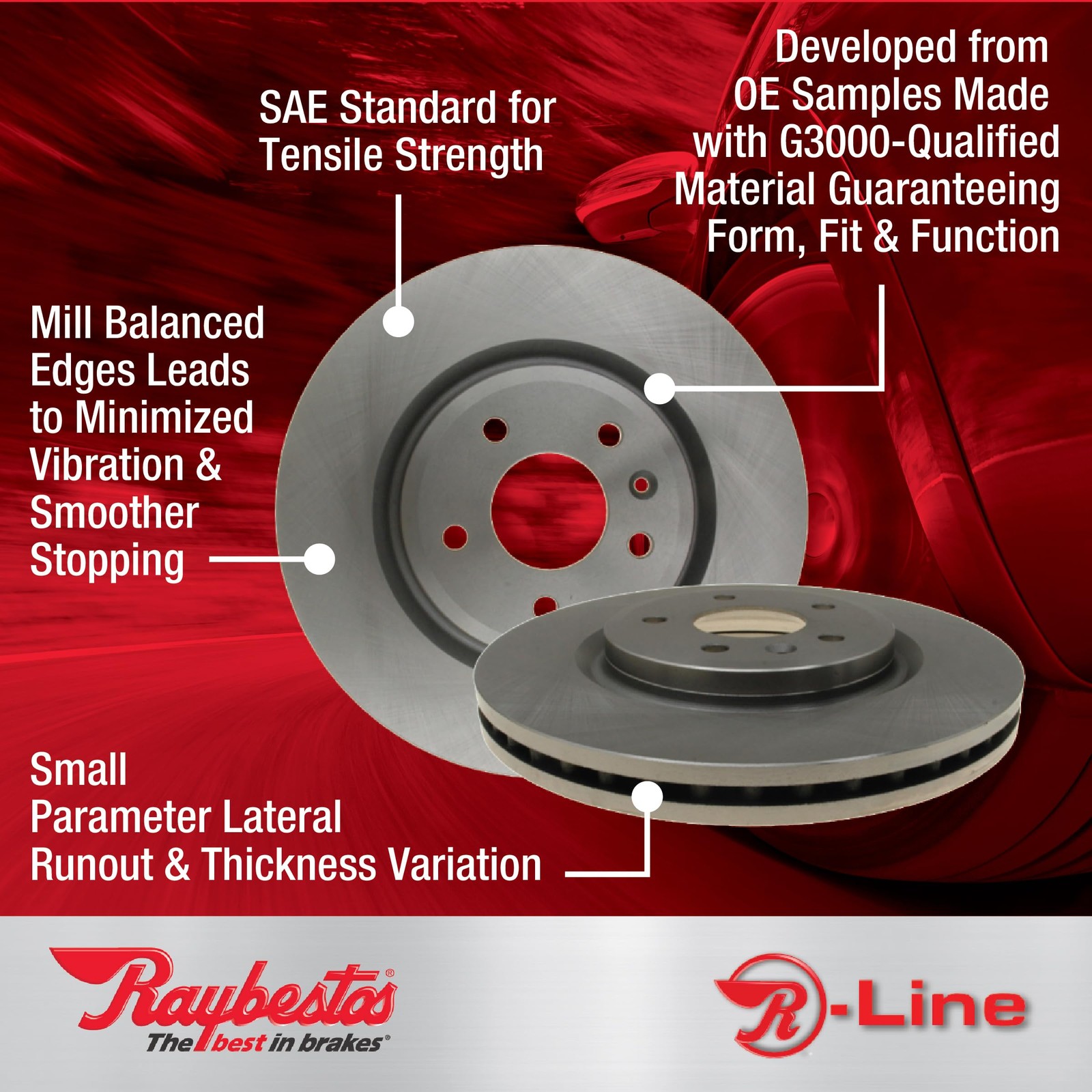 Disc Brake Rotor Raybestos 980583R2