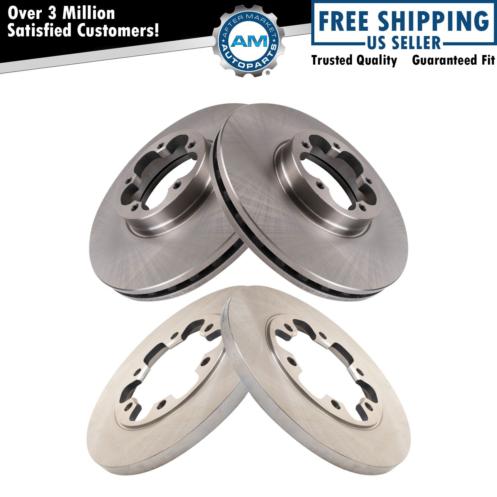 Brake Rotors Set Fits 2015-2023 Ford Transit-350 HD