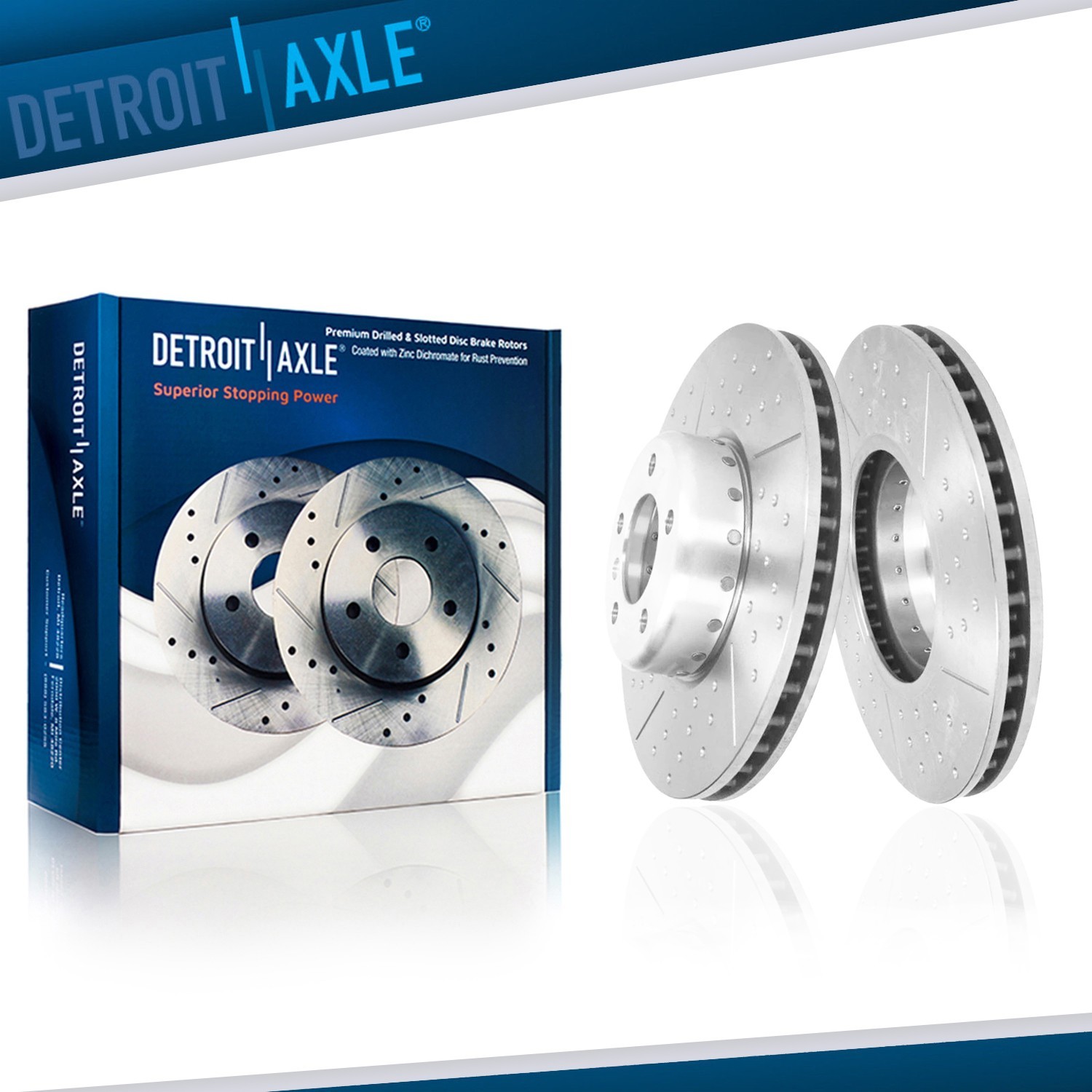 Rear Drilled Brake Rotors for BMW 330i 430i 530i xDrive X3 X4 Z4 Toyota GR Supra