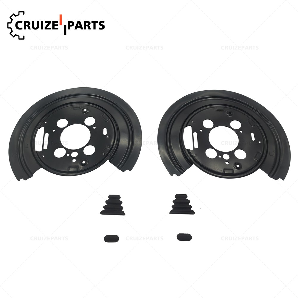 For 2015-2019 Ram 1500 Pair New Rear Set of 2 Brake Dust Shields 4779823AC