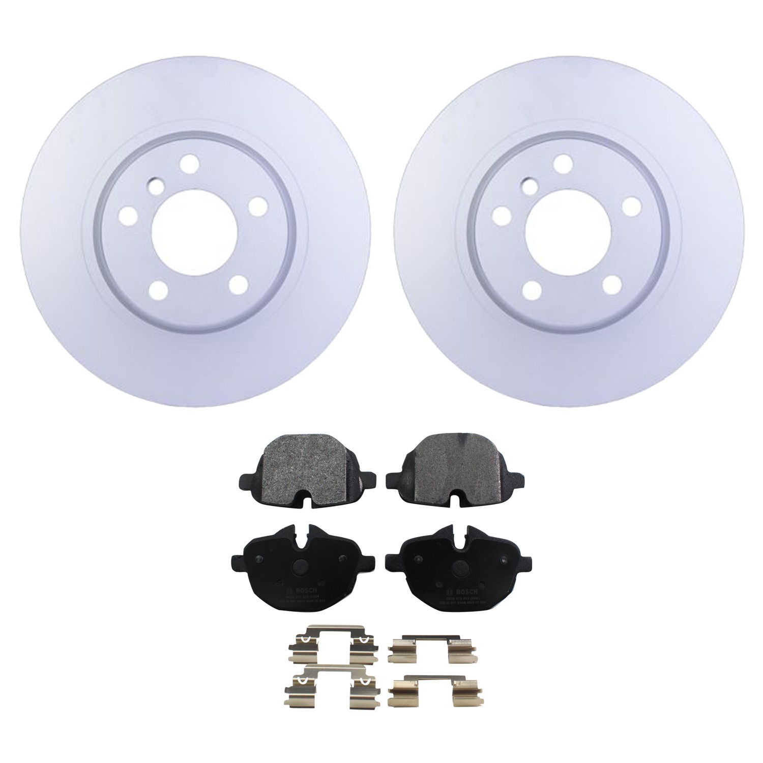Hella Rear Rotors Bosch QuietCast Semi-Met Disc Brake Pads Kit For F25 X3 F26 X4