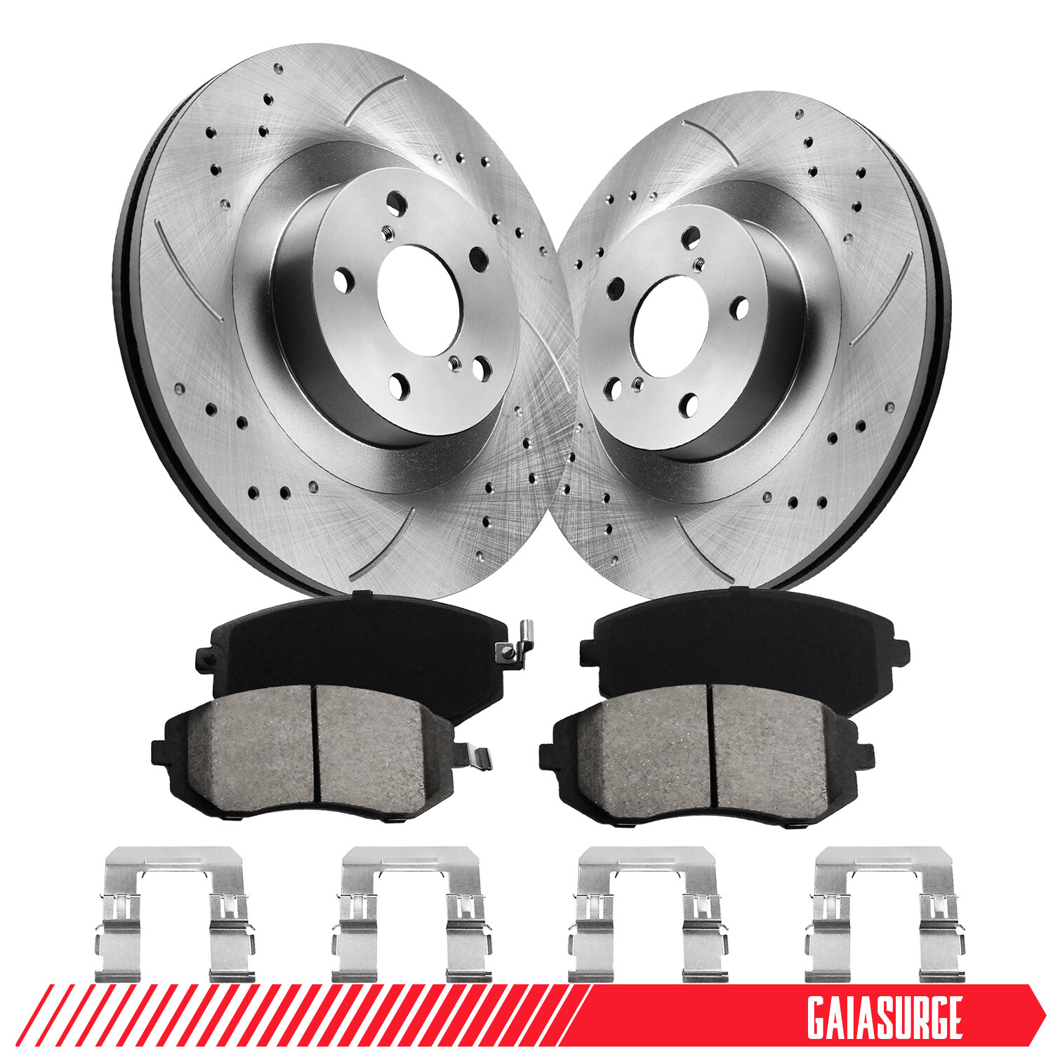 Front Disc Brake Rotors And Ceramic Pads Kit For Subaru Outback Legacy 06-12