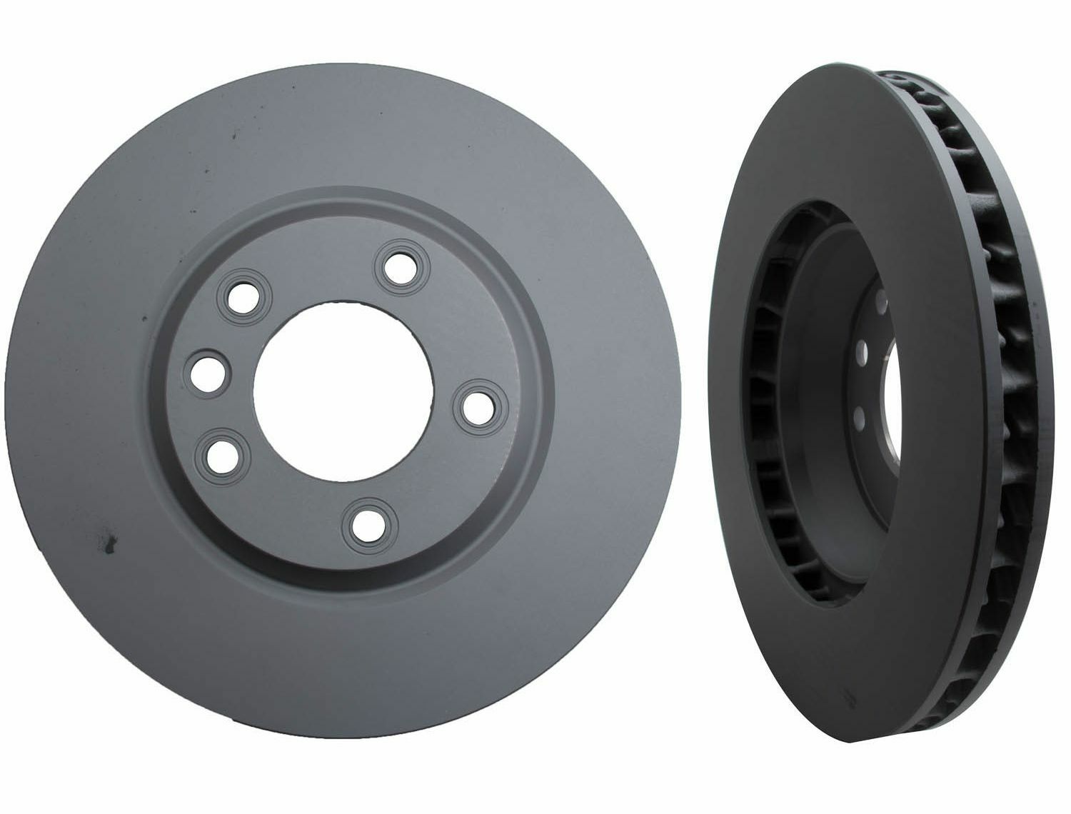 2 ZIMMERMANN COATED FRONT Brake Disc Kit For AUDI Q7 VW TOUAREG WITH 350mm Rotor